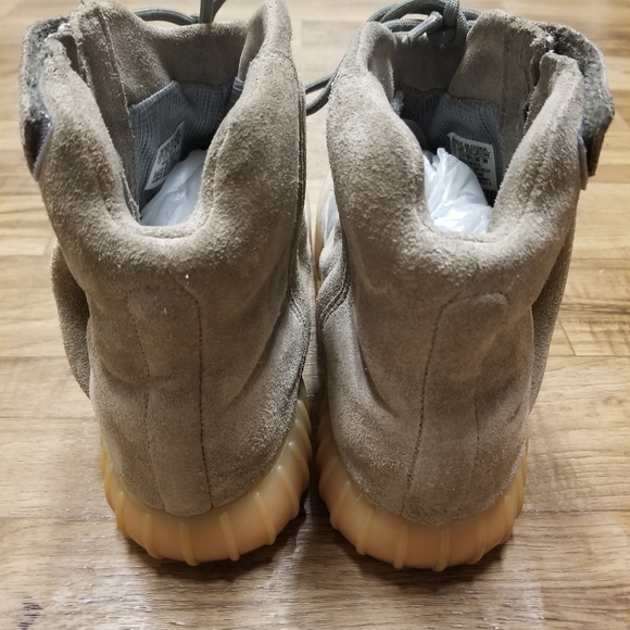 ADIDAS YEEZY BOOST 750 Light Grey/Gum SIZE 12 - Picture 7 of 12
